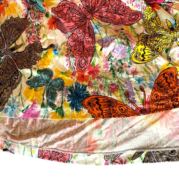 New Ultrachic wrap dress floral Chinese dragon butterfly print limited edition - Picture 14 of 16